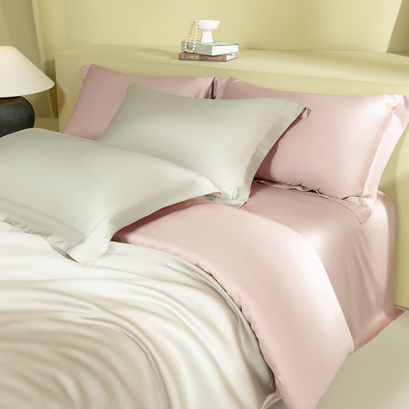 Lyocell Solid Color Duvet Cover Set