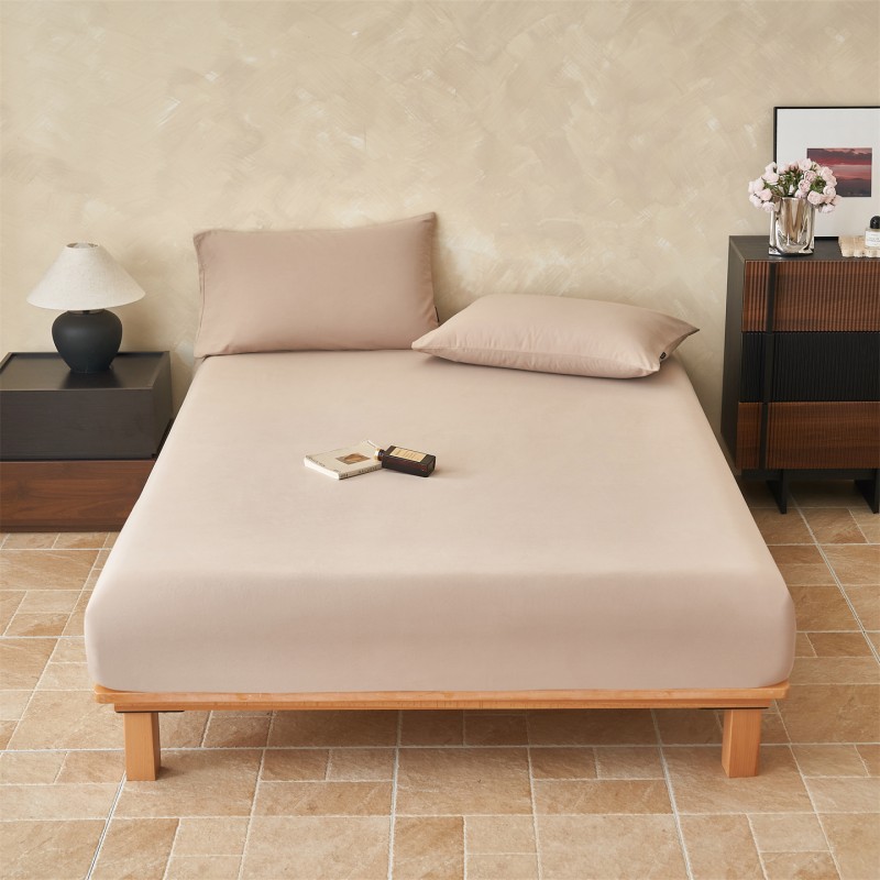 Solid Color Fitted Sheet Set